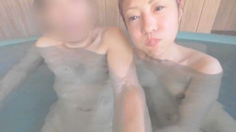 Exclusive [Personal Filming - Open-Air Bath Sex] <Married Woman's Masturbation Device> A hot spring trip where he longed for sex, and poured every last drop of his semen into her vagina! FC2-PPV-4935616