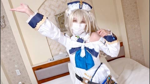 [Uncensored/Limited Quantity Price] A massive ejaculation for everyone's angel, the super cute Bar○La-chan! Overly erotic waist movements and the best erotic self-shot video of a super horny cosplayer performing blowjobs! FC2-PPV-4828538